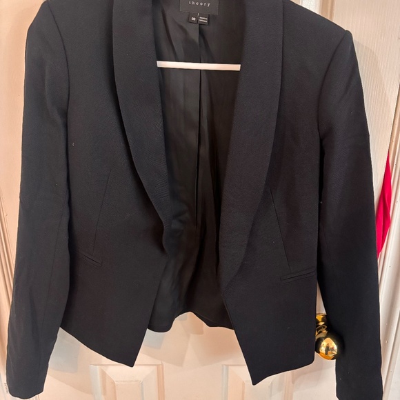 Theory blazer black mint condition - Picture 2 of 4